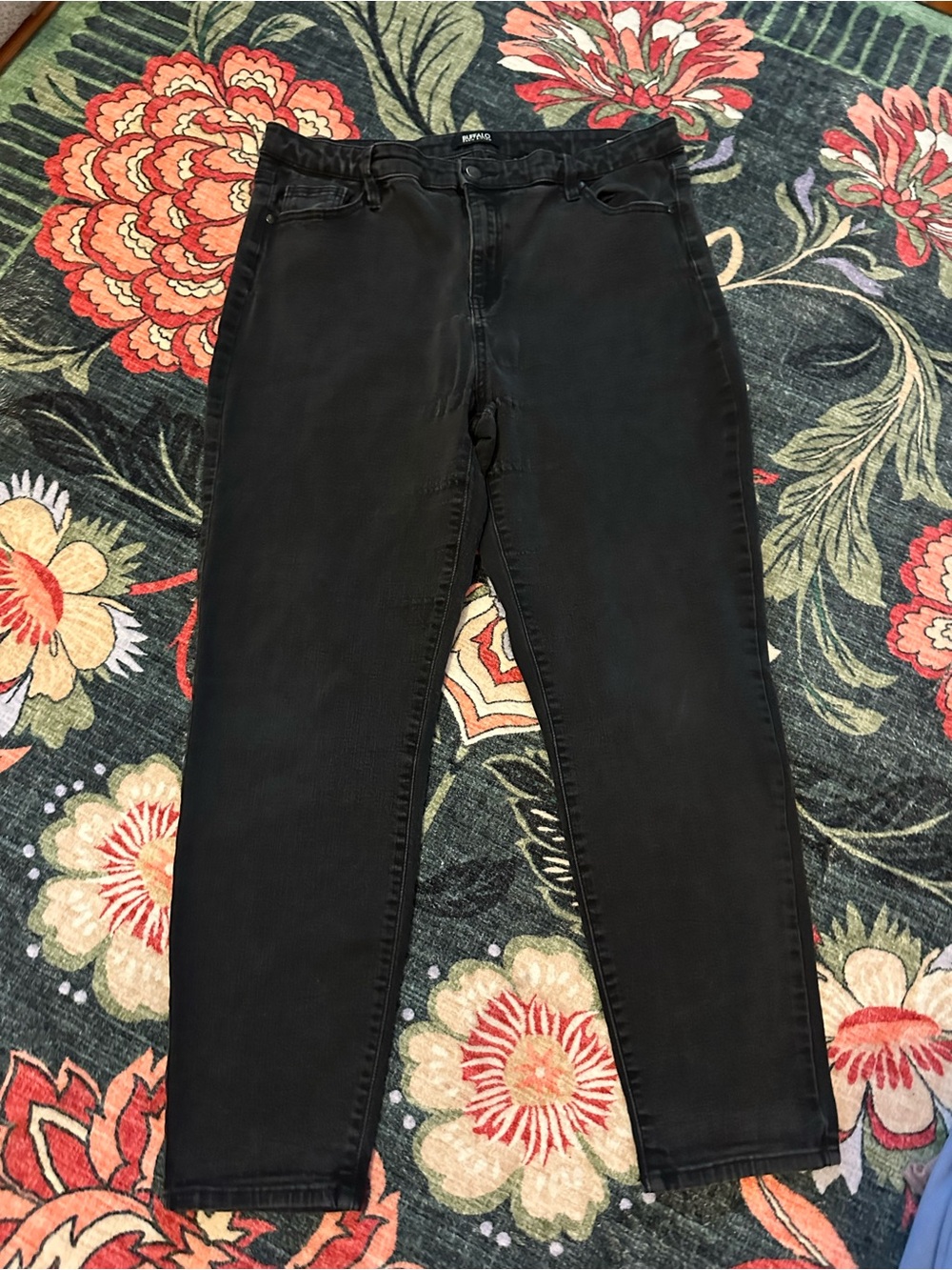 🖤 Buffalo David Bitton Black High Rise Skinny Jeans Mollie 14/34
